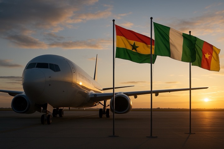 Tickets nach Ghana, Nigeria und Kamerun